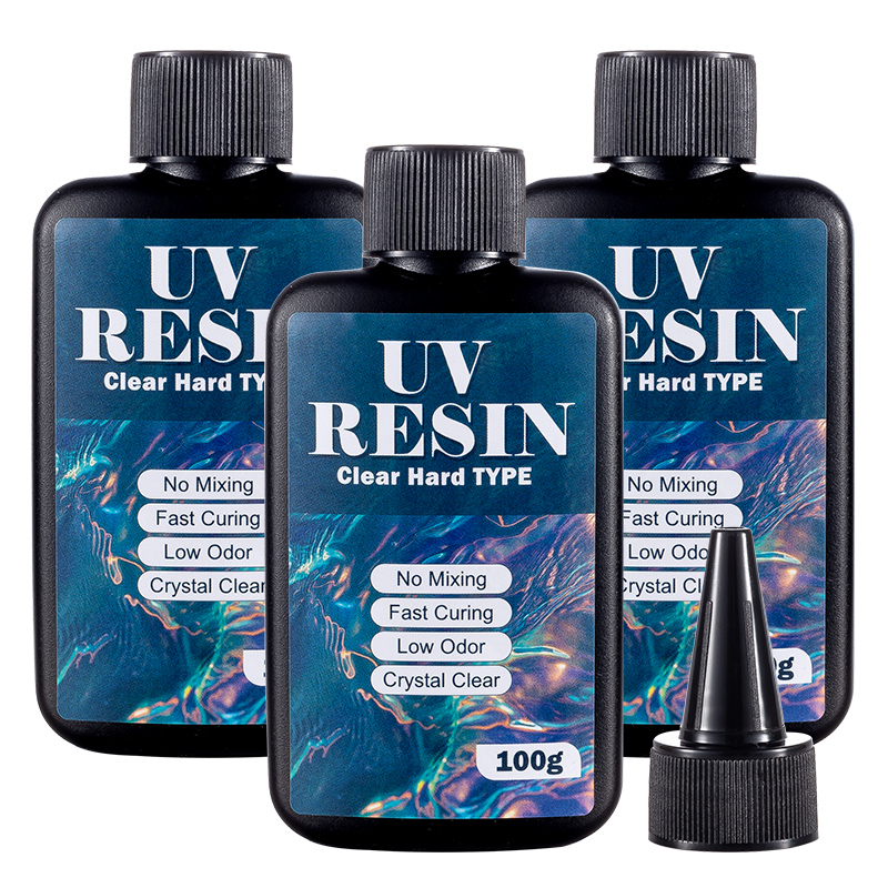 Jewelry Making Uv Resin Kit - 100/200/300g UV Resin Hard Type Crystal