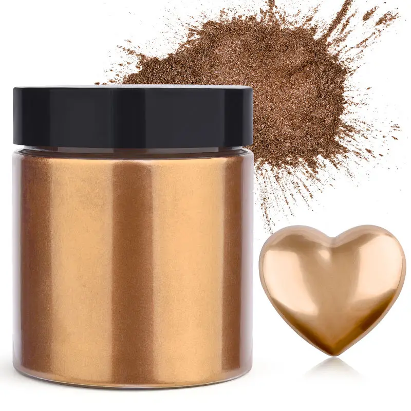 Jewelry Making Uv Resin Kit - 50g/Bottle Metallic Glitter Powder Gold Silver