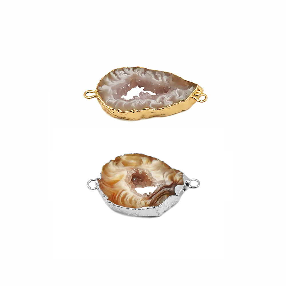 Jewelry Making With Stones - Irregualr Natural Agate Geode Druzy Stone