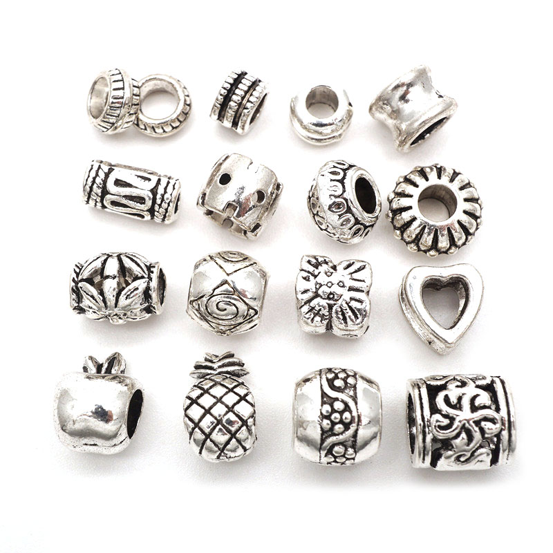 Jewelry Making Bali - 20Pcs Bali Style Tibetan Silver Metal