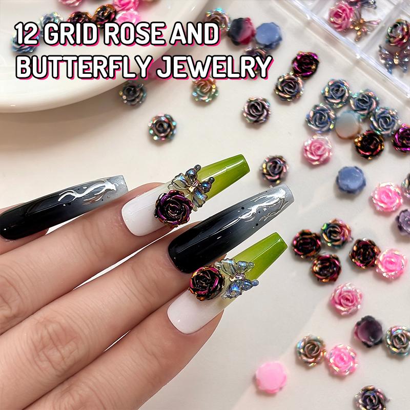Jewelry Making Kit Professional - Nail Accessories 20pcs 10mm Aurora Gradient