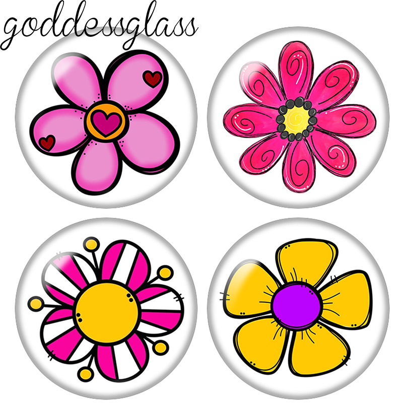 Cartoon drawing Flowers Cute 1 - Jewelry Making Drawing ulasan dan harga