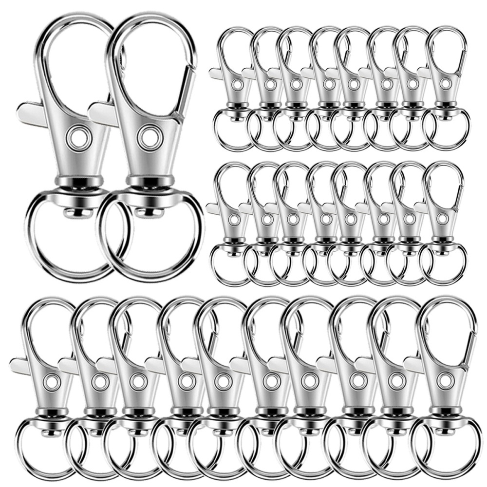 25-200Pcs Metal Swivel Snap Ho - Jewelry Making Basics ulasan dan harga
