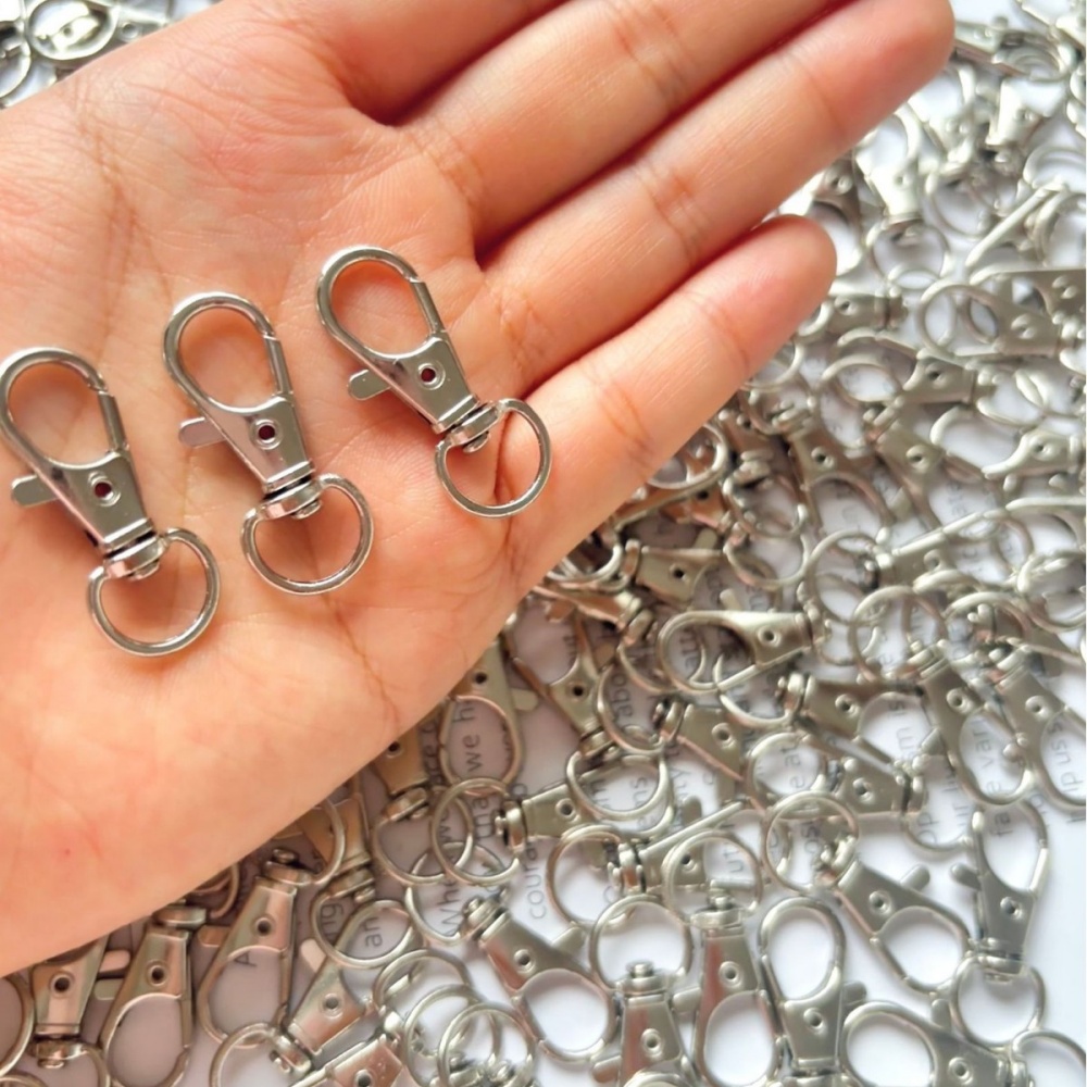 25-200Pcs Metal Swivel Snap Ho - Jewelry Making Basics ulasan dan harga