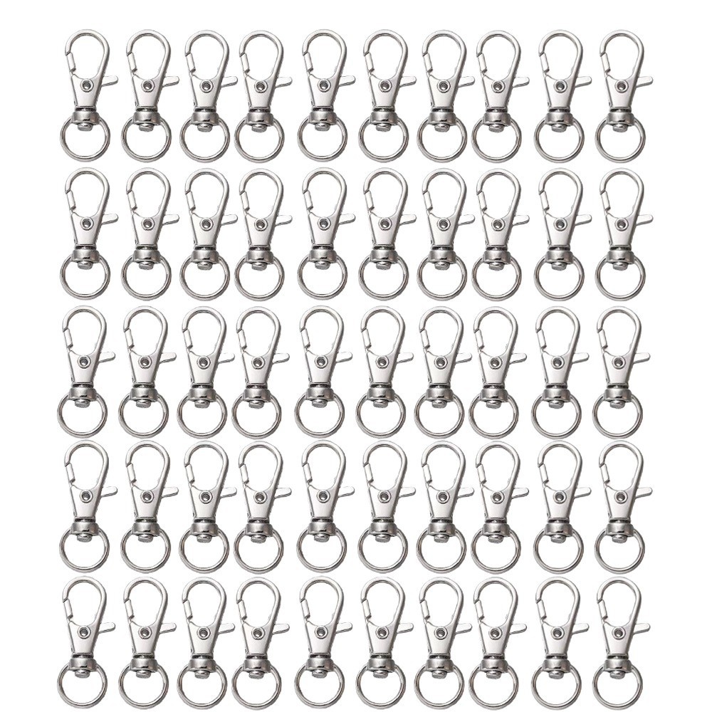 25-200Pcs Metal Swivel Snap Ho - Jewelry Making Basics ulasan dan harga