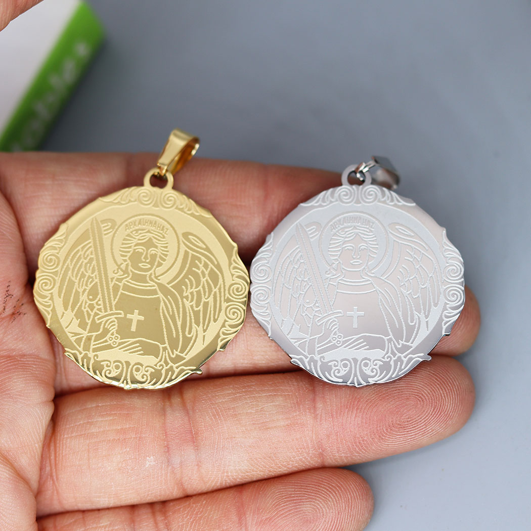 2PCS Stainless Steel Saint Mic - Jewelry Making Michaels ulasan dan harga