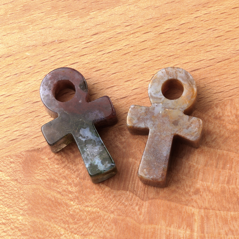 Colorful Agate Ankh Cross Pend - Jewelry Making Michaels ulasan dan harga