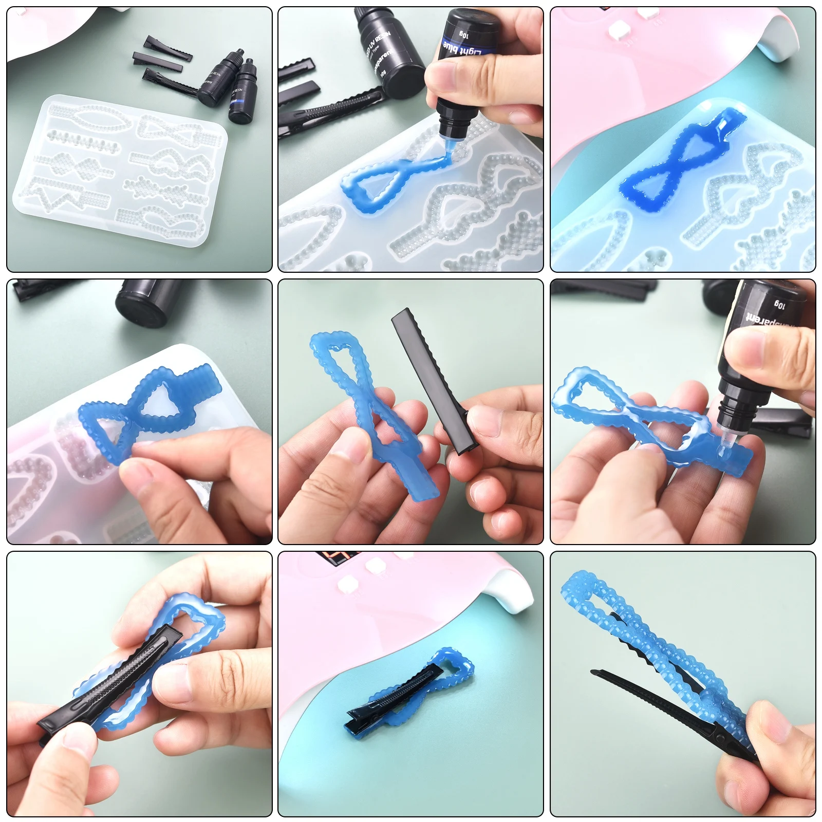 17 Colors UV Resin Glue 10ml E - Jewelry Making Uv Resin Kit ulasan dan harga