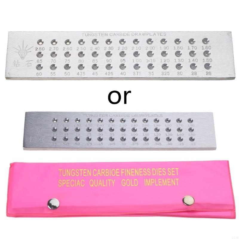 Round Draw Plate for Jewelry M - Jewelry Making Drawing ulasan dan harga