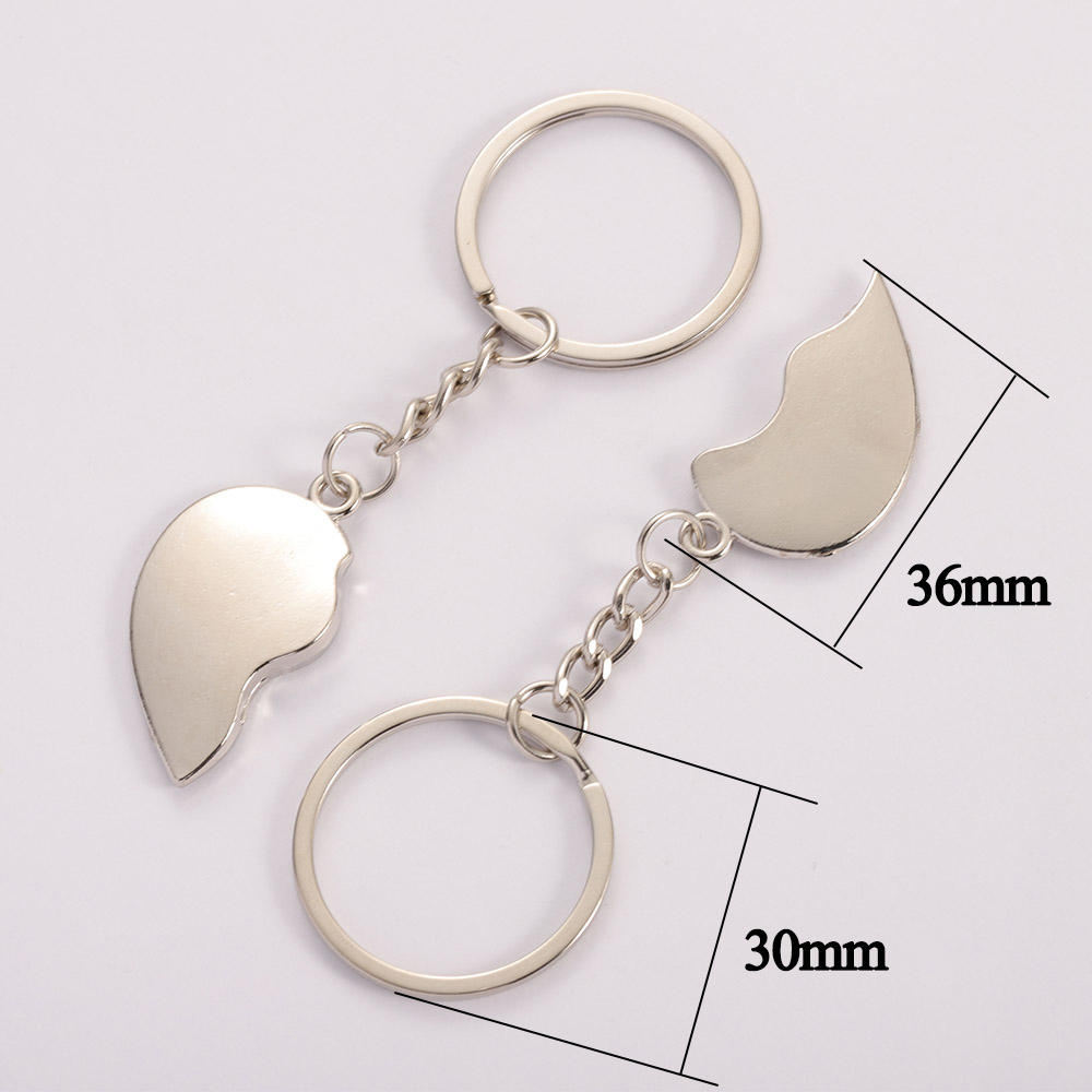 1 Pair of Splice Heart Pendant - Jewelry Making For Couples ulasan dan harga