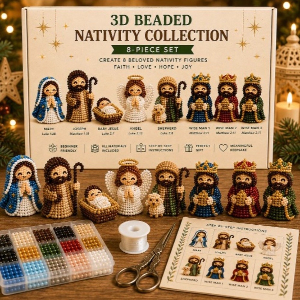Christmas Theme 3D Beaded Craf - Jewelry Making For Beginners ulasan dan harga