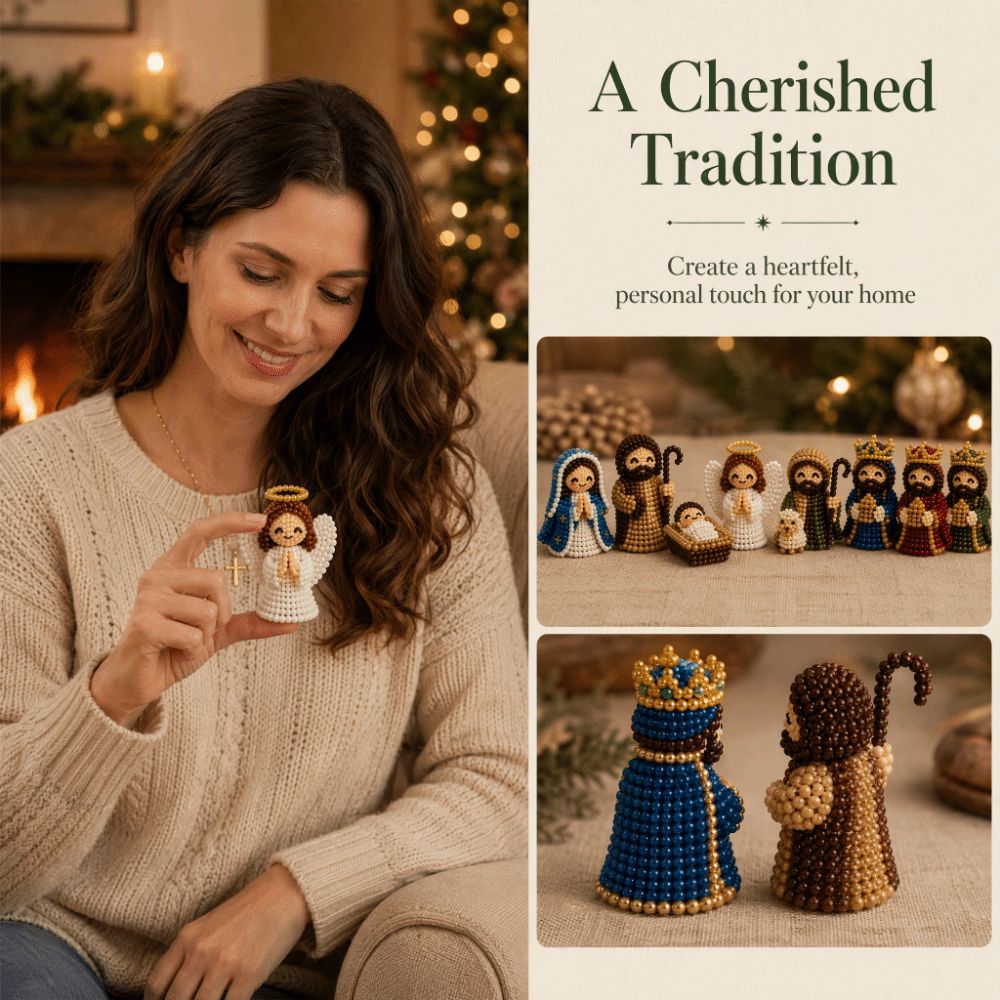 Christmas Theme 3D Beaded Craf - Jewelry Making For Beginners ulasan dan harga