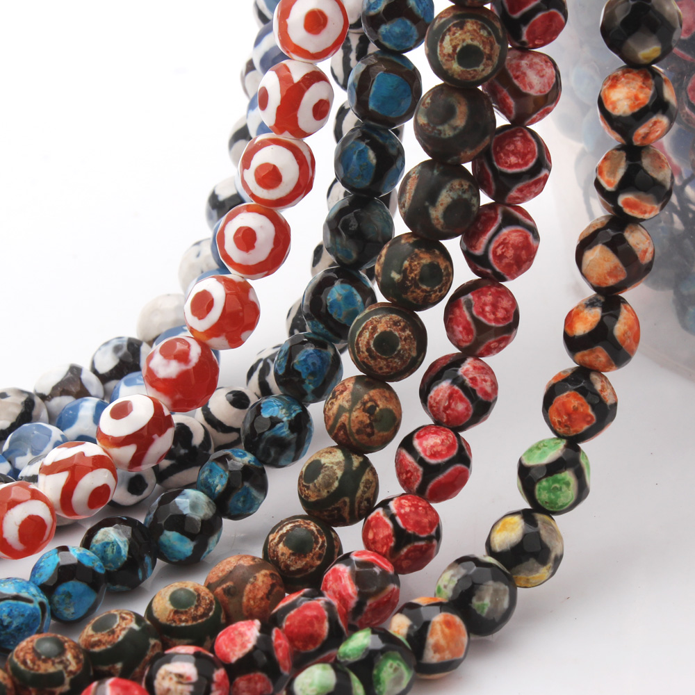 8MM/String Natural Stone Facet - Jewelry Making With Stones ulasan dan harga