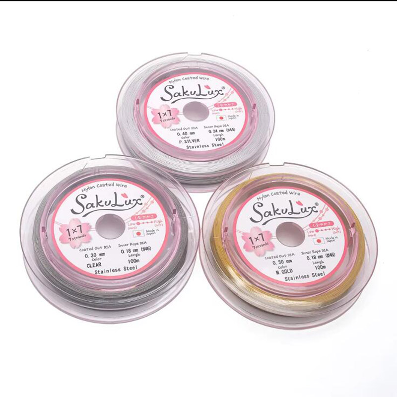 5M/roll 7-Strand Bead String W - Jewelry Making Wire ulasan dan harga