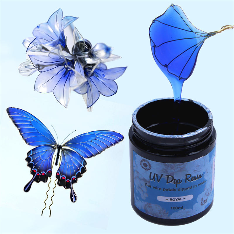 40/100ml UV DIP RESIN High Tra - Jewelry Making Uv Resin Kit ulasan dan harga
