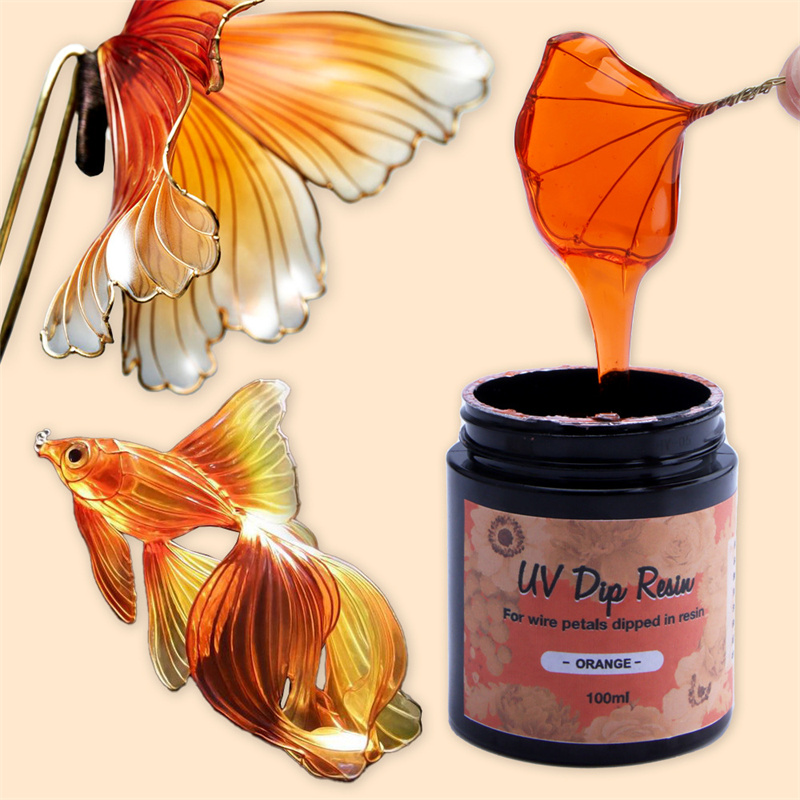 40/100ml UV DIP RESIN High Tra - Jewelry Making Uv Resin Kit ulasan dan harga