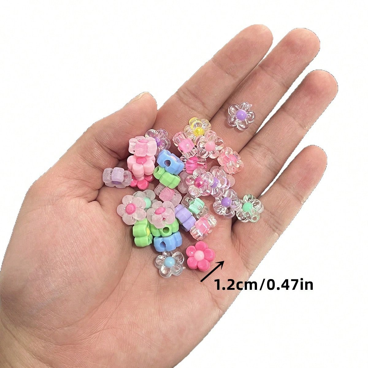 12mm 95pcs 5 colors Random col - Jewelry Making For Couples ulasan dan harga
