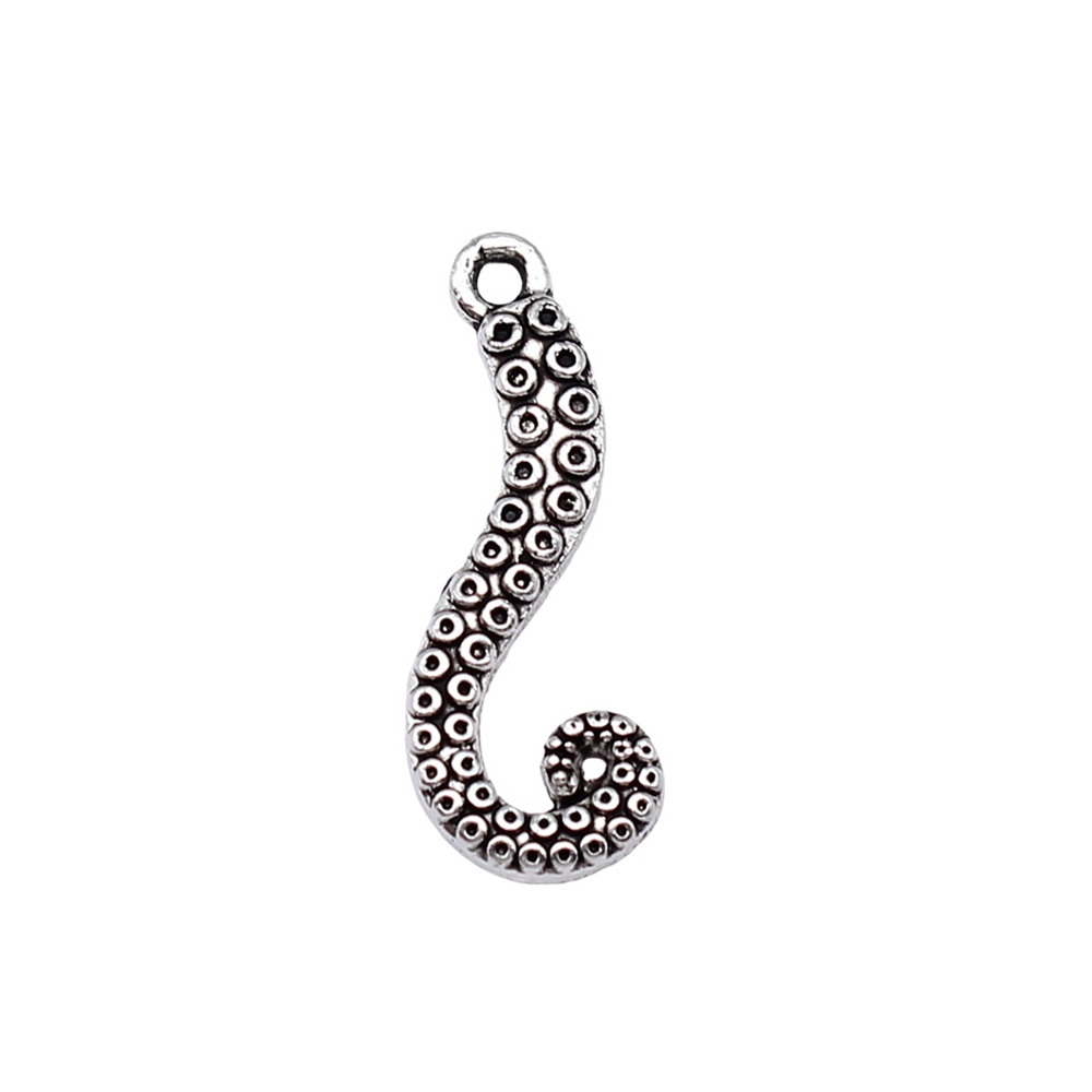 20pcs/lot Octopus Leg Charms F - Jewelry Making For Couples ulasan dan harga