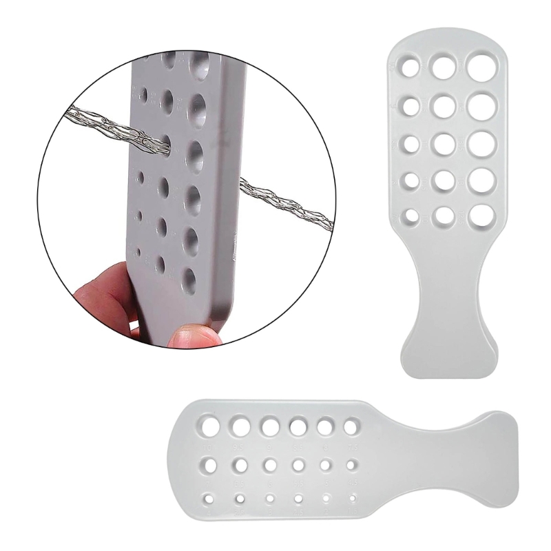 2Pcs Metal Wire Draw Plate Rou - Jewelry Making Drawing ulasan dan harga