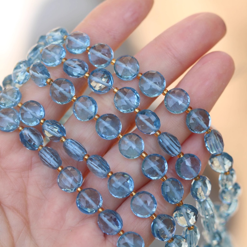 5pieces loose beads London blu - Jewelry Making In London ulasan dan harga