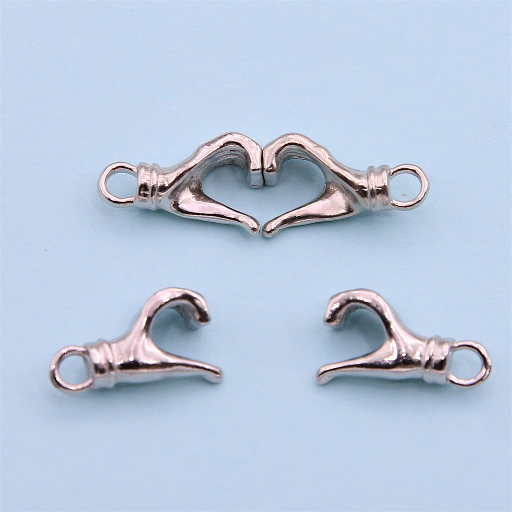 5Sets NEW Love Heart Magnet Co - Jewelry Making For Couples ulasan dan harga