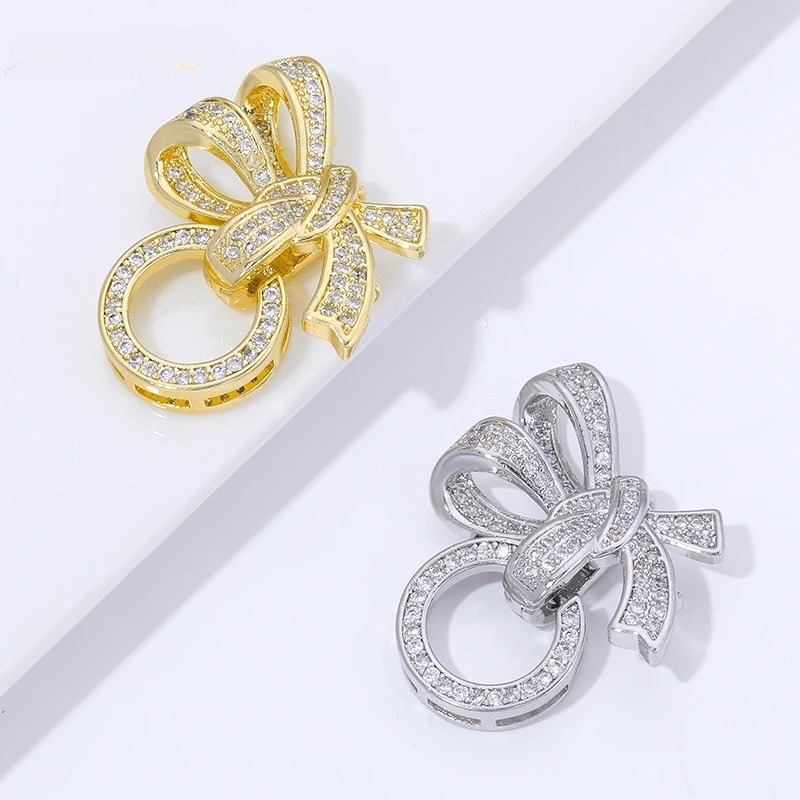 18K Gold Plated Pearl Clasps C - Jewelry Making Basics ulasan dan harga