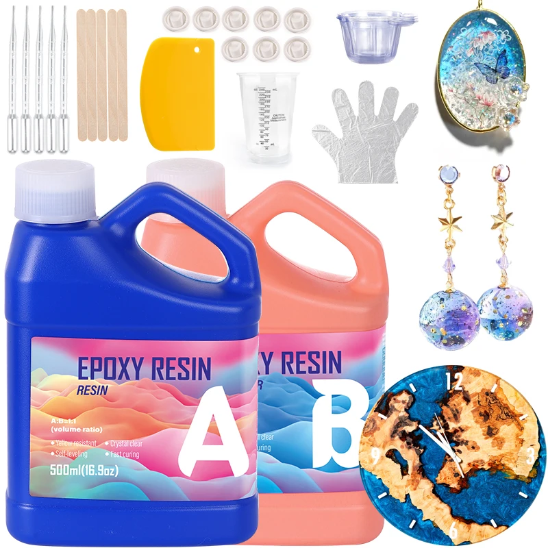 Easy Mixing Epoxy Resin Kit Cr - Jewelry Making Uv Resin Kit ulasan dan harga