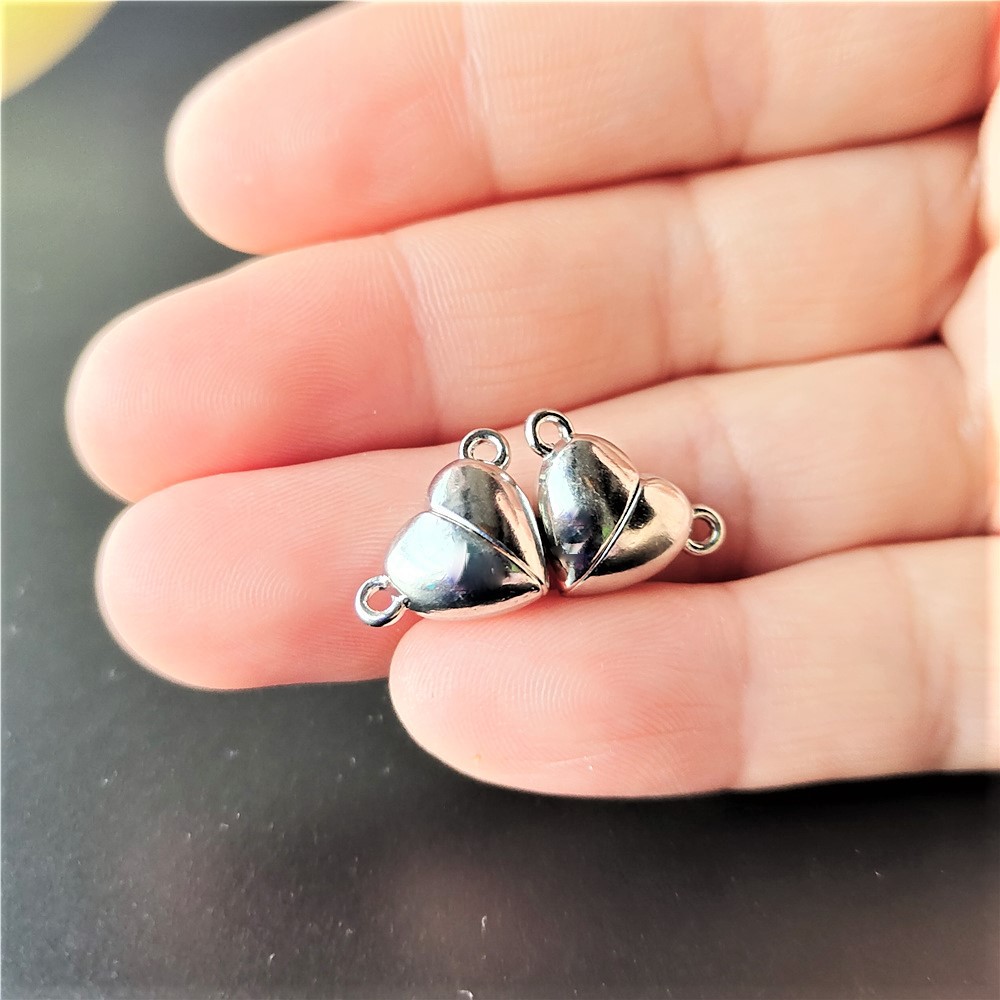 5Pairs Love Heart Magnetic Con - Jewelry Making For Couples ulasan dan harga