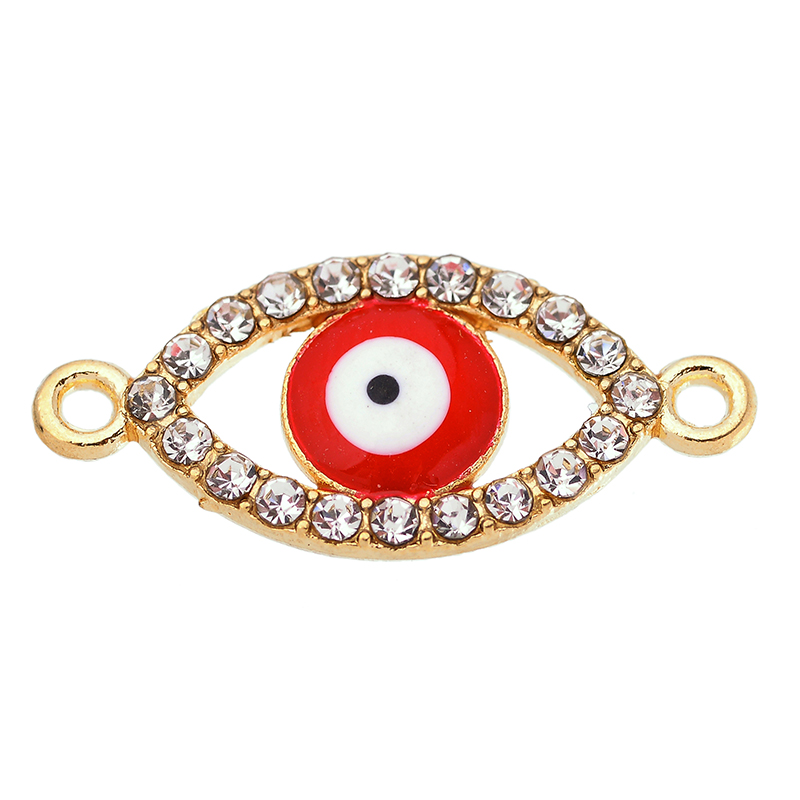 10Pcs 22*10MM Lucky Demon Eyes - Jewelry Making For Couples ulasan dan harga