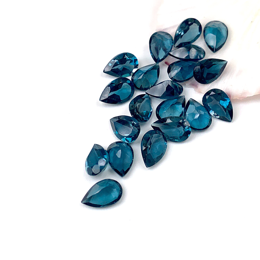 20pcs Real Natural Stone Pear  - Jewelry Making In London ulasan dan harga