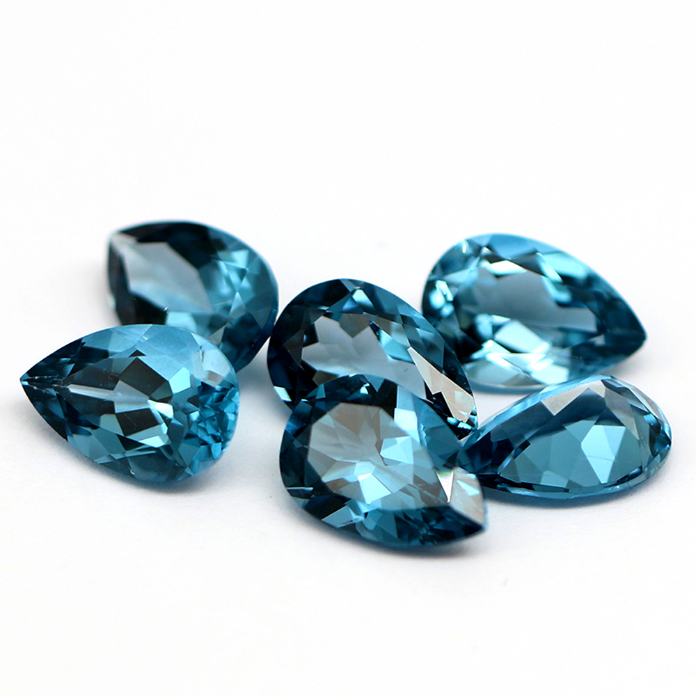 20pcs Real Natural Stone Pear  - Jewelry Making In London ulasan dan harga