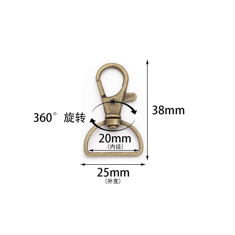 10pcs/lot Metal Swivel Clasps  - Jewelry Making Basics ulasan dan harga