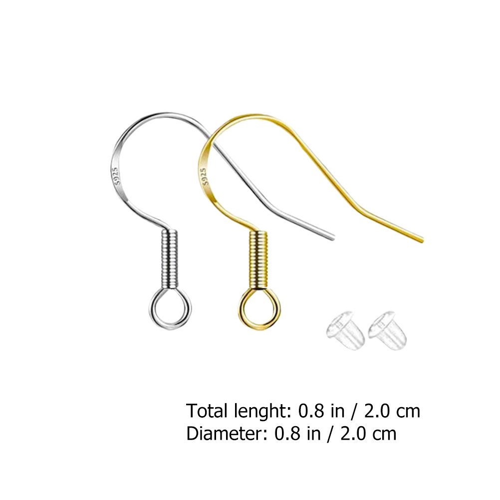 400Pcs Ear Hook Materials DIY  - Jewelry Making For Beginners ulasan dan harga