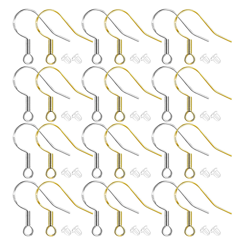 400Pcs Ear Hook Materials DIY  - Jewelry Making For Beginners ulasan dan harga
