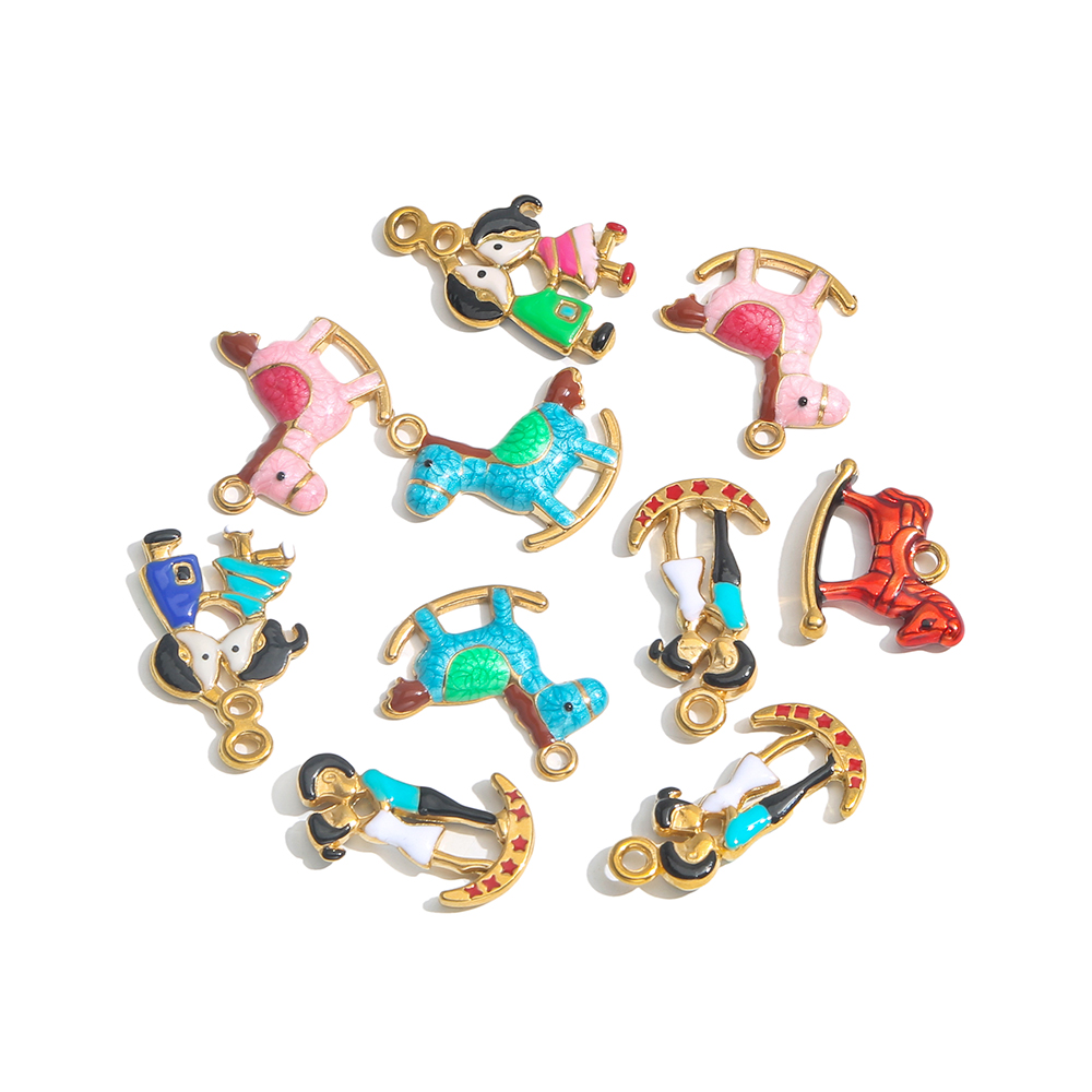 2pcs Stainless Steel Charm Cou - Jewelry Making For Couples ulasan dan harga