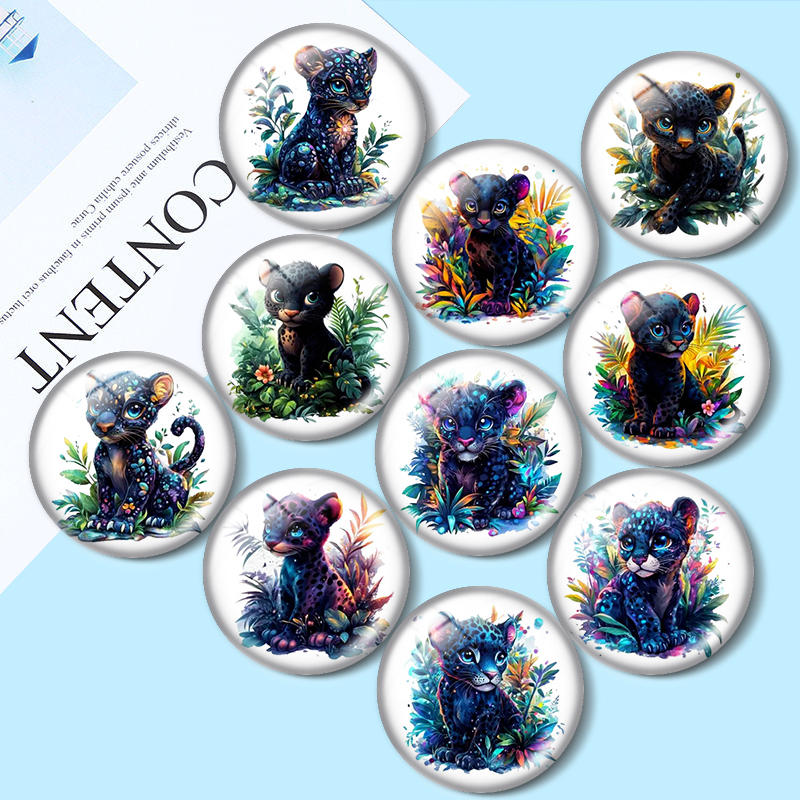 Black Panther Clipart 10pcs Co - Jewelry Making Drawing ulasan dan harga