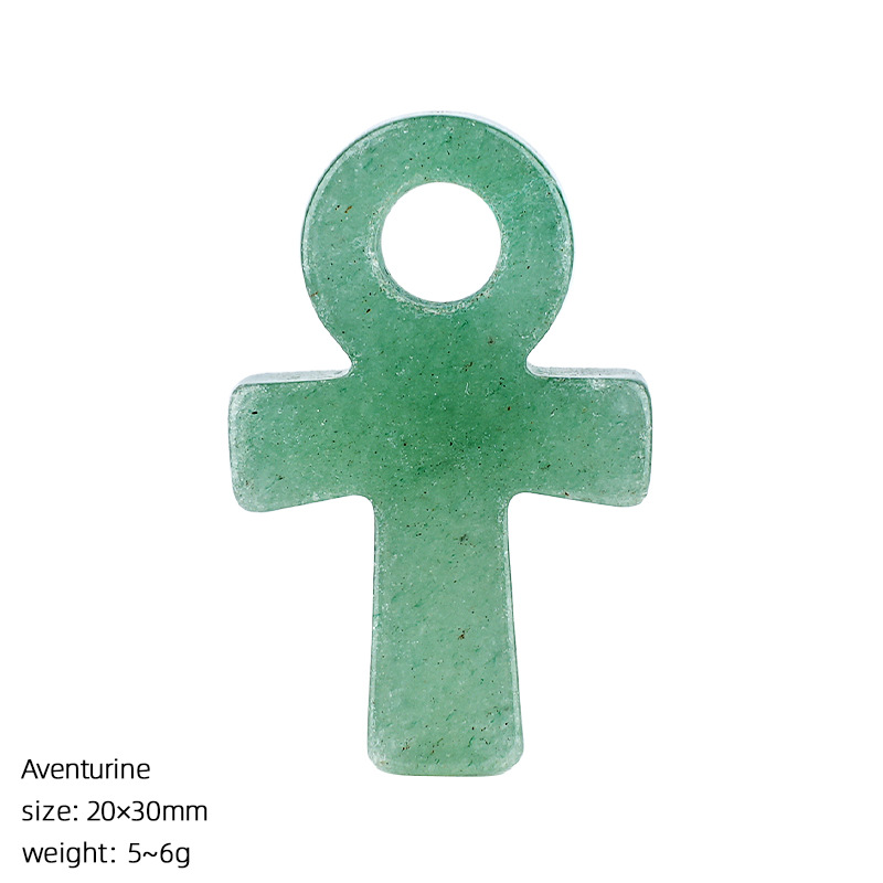 Green Aventurine Ankh Cross Pe - Jewelry Making Michaels ulasan dan harga