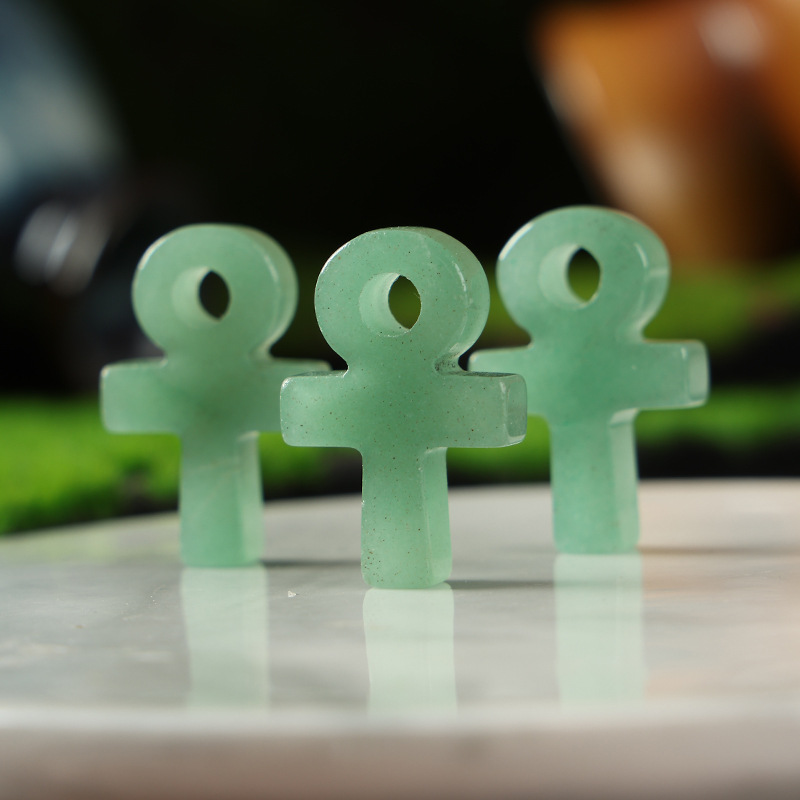 Green Aventurine Ankh Cross Pe - Jewelry Making Michaels ulasan dan harga
