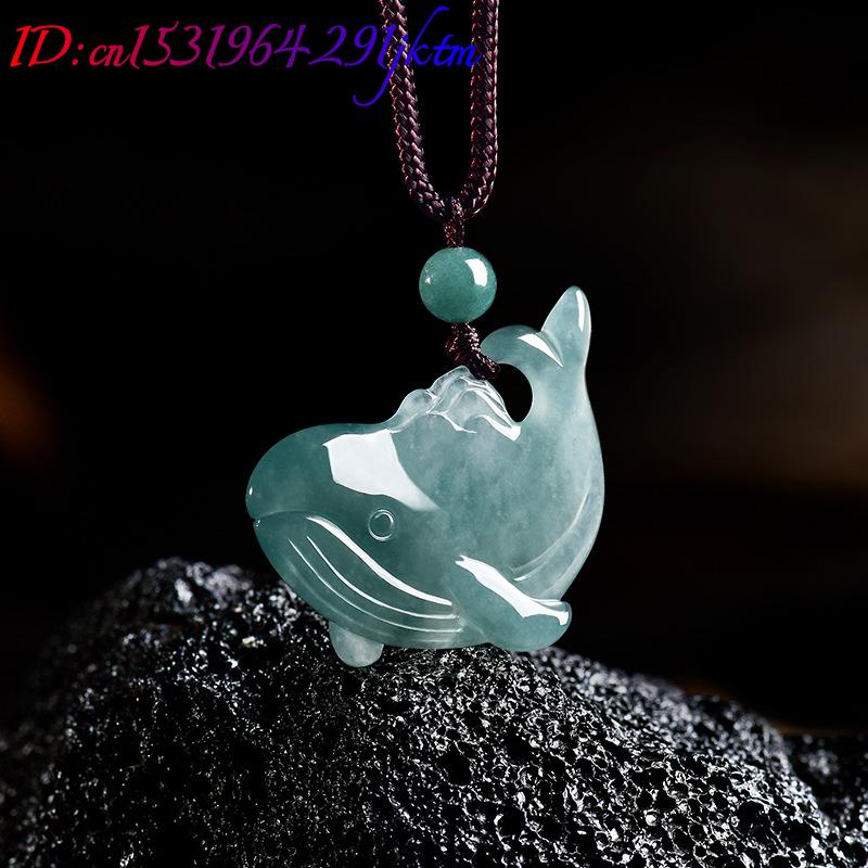 Natural Burmese Jadeite Whale  - Jewelry Making With Stones ulasan dan harga