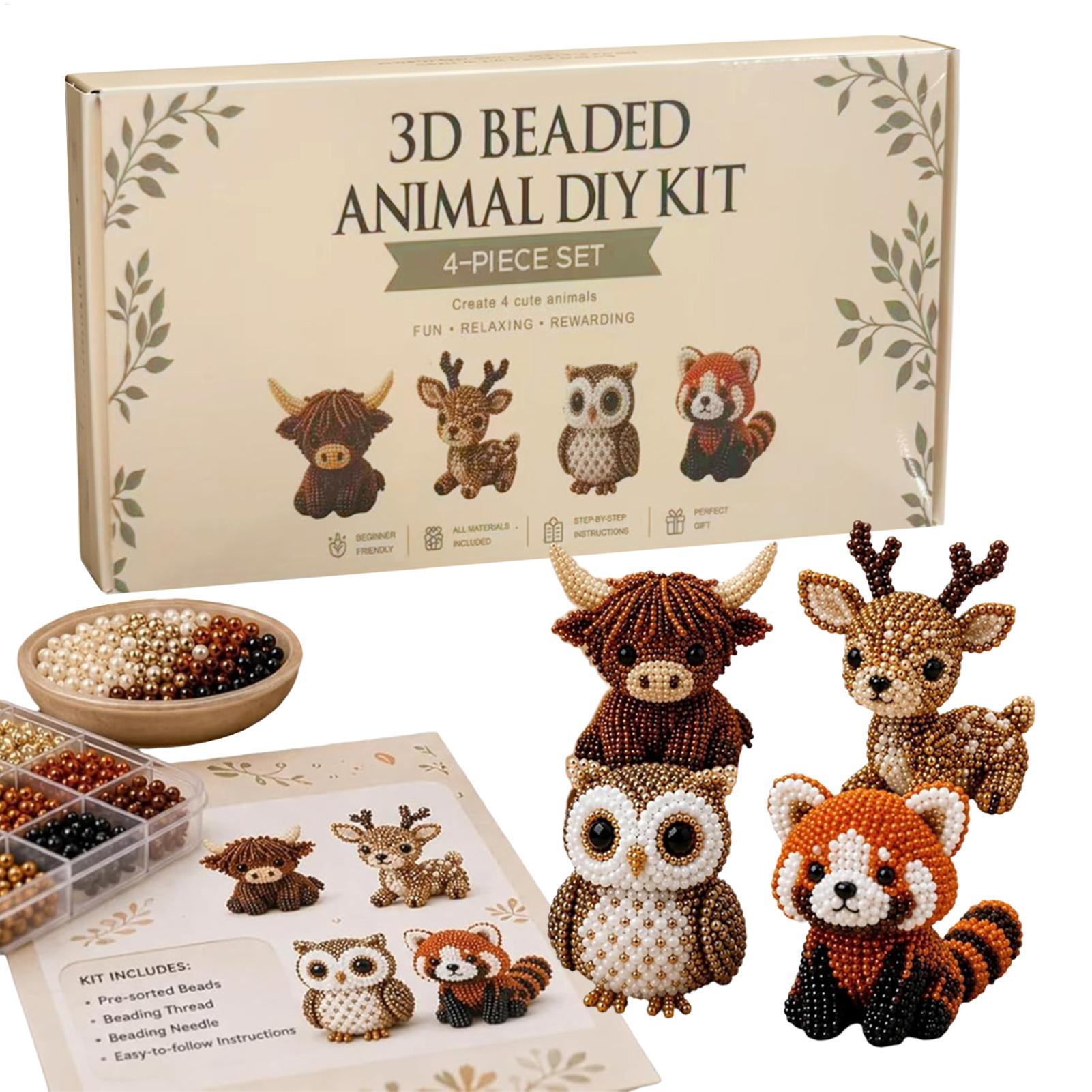 DIY 3D Beaded Animal Kit Handm - Jewelry Making For Beginners ulasan dan harga