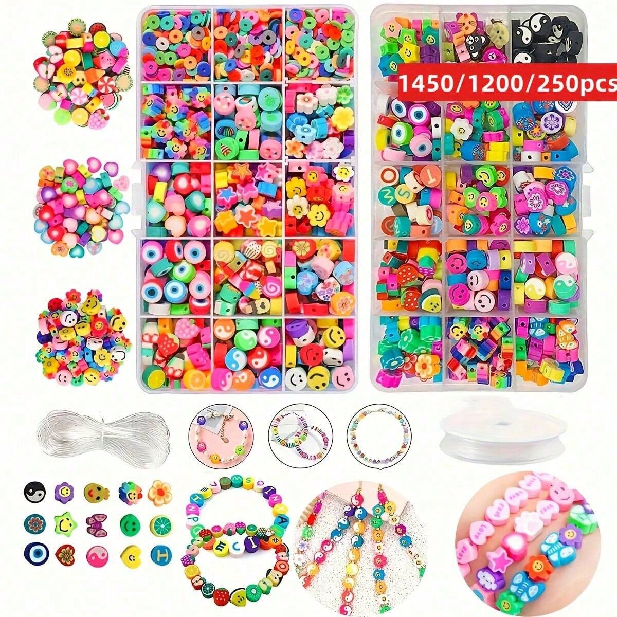 1450/1200/250pcs Polymer Clay  - Jewelry Making Basics ulasan dan harga