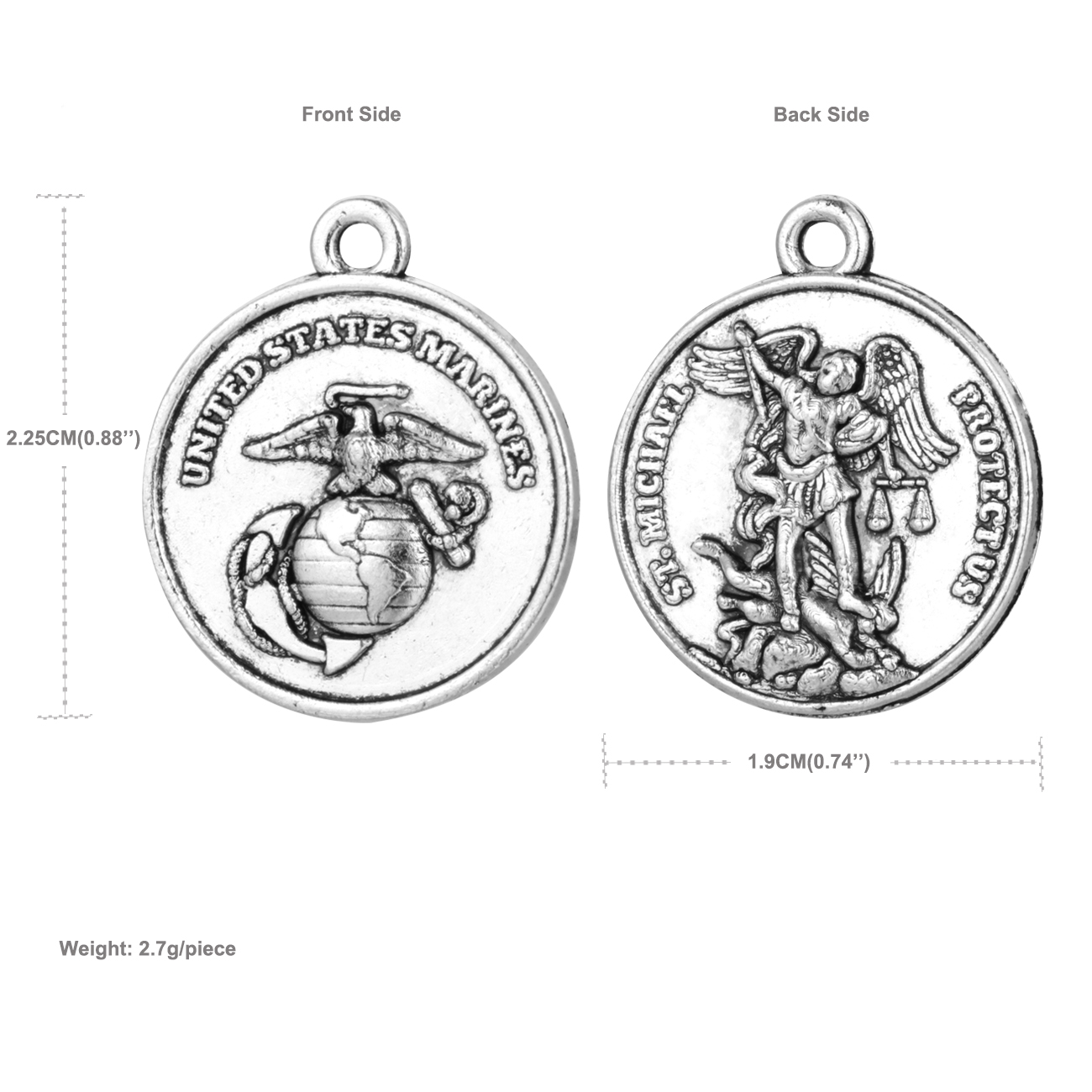 10Pcs Christian The Archangel  - Jewelry Making Michaels ulasan dan harga