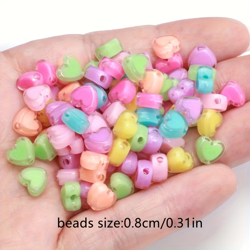 100pcs8mm, Love mixed beads in - Jewelry Making For Couples ulasan dan harga