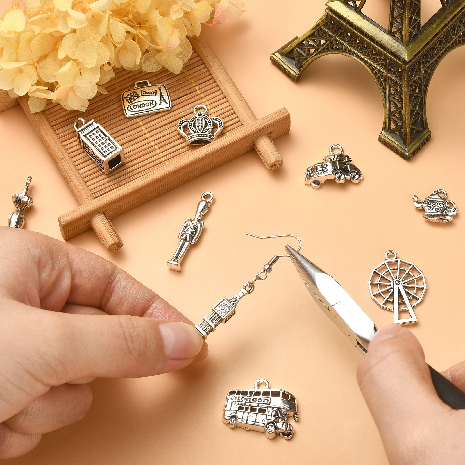 PandaHall 100Pcs 10 Styles Lon - Jewelry Making In London ulasan dan harga