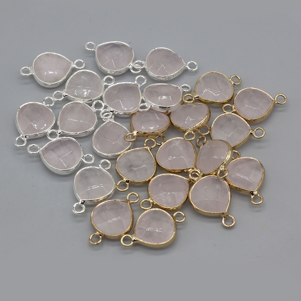 2pcs Natural Stone Connectors  - Jewelry Making With Stones ulasan dan harga