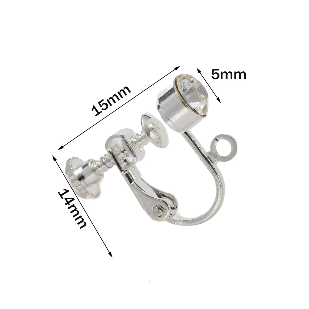 10pcs Brass Clip on Earring Co - Jewelry Making Wire ulasan dan harga