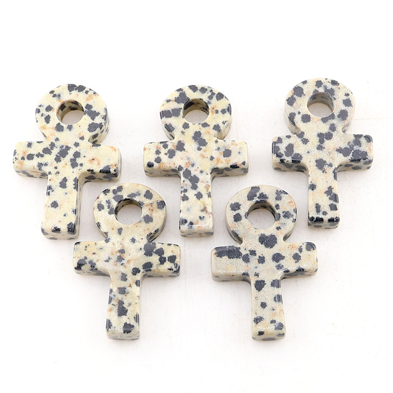 Dalmatin Spot Ankh Cross Penda - Jewelry Making Michaels ulasan dan harga