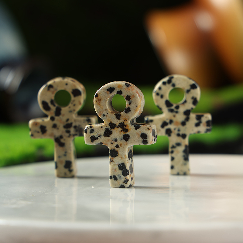 Dalmatin Spot Ankh Cross Penda - Jewelry Making Michaels ulasan dan harga