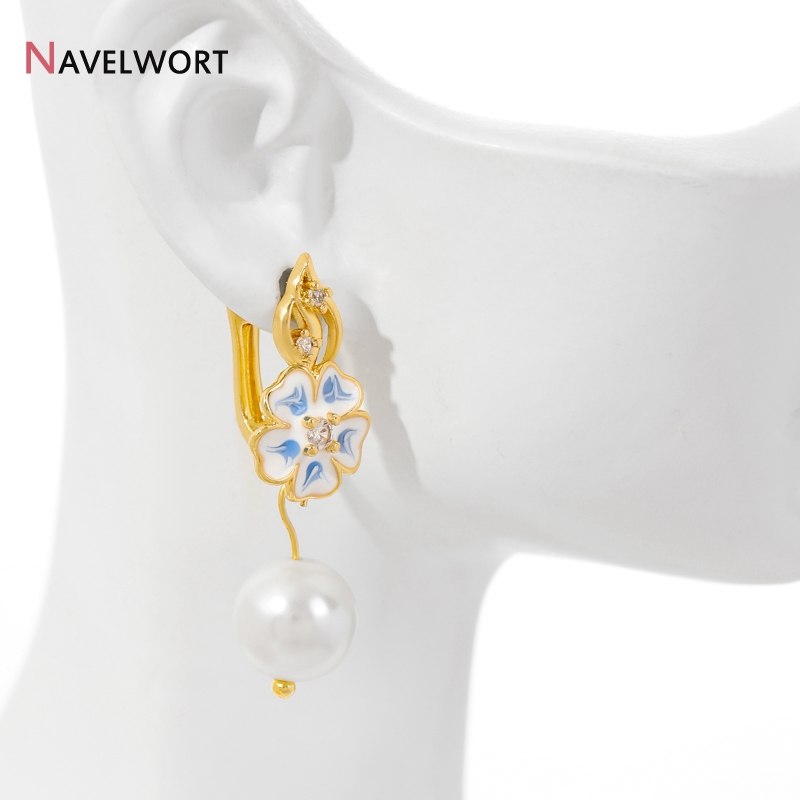 18K Gold Plated Brass With Zir - Jewelry Making Basics ulasan dan harga