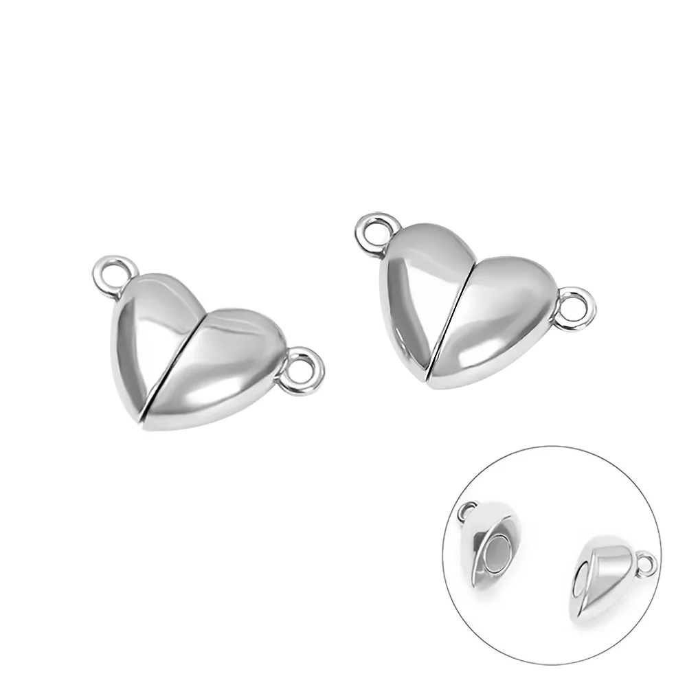 5Pairs Love Heart Magnetic Con - Jewelry Making For Couples ulasan dan harga